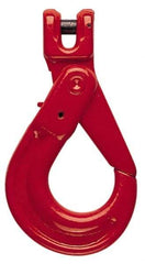 Pewag - 5/8 Inch Chain Diameter, Grade 80 Clevis Hook - 18,100 Lbs. Load Capacity, 0/01 Inch Inside Diameter, 53/64 Inch Pin Diameter, 2-23/64 Inch Hook Throat, 1-3/8 Inch Hook Width - Exact Industrial Supply