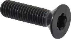 Camcar - #10-32 UNF Torx Plus Drive, 82° Flat Screw - Alloy Steel, Black Oxide Finish, Fully Threaded, 3/4" OAL - Exact Industrial Supply