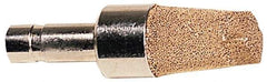 Legris - Plug In, 48mm OAL, Muffler - 175 Max psi, 6 CFM, 85 Decibel Rating, Sintered Bronze - Exact Industrial Supply