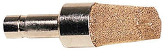 Legris - Plug In, 68.5mm OAL, Muffler - 175 Max psi, 11 CFM, 108 Decibel Rating, Sintered Bronze - Exact Industrial Supply