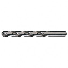 21/64 RHS / RHC HSS 118 Degree Radial Point General Purpose Jobber Length Drill - Bright - Exact Industrial Supply
