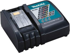 Makita - 14.4 to 18 Volt, 1 Battery Lithium-Ion Power Tool Charger - 30 min to Charge - Exact Industrial Supply