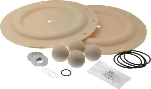 ARO/Ingersoll-Rand - Santoprene Fluid Section Repair Kit - For Use with Diaphragm Pumps - Exact Industrial Supply