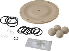 ARO/Ingersoll-Rand - Santoprene Fluid Section Repair Kit - For Use with Diaphragm Pumps - Exact Industrial Supply