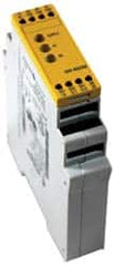 Switchmat Relays & Controllers; Type: Relay; Voltage: 24.00; Mat Series Compatibility: HD Series; Standards: 4X NEMA-12; ANSI/NFPA 79-1991; ANSI B11.19-1990; ANSI/ASME B15.1; ANSI/RIA R15.06-1992; Description: 24V Fail Safe Relay