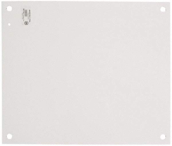 Cooper B-Line - 22-1/2" OAW x 26" OAH Powder Coat Finish Electrical Enclosure Nonperforated Panel - 30" x 24" Box, 14 Gauge Steel, Use with 302410-1/302412-1/30246-1/30248-1 - Exact Industrial Supply