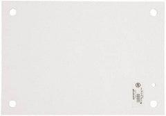Cooper B-Line - 13" OAW x 17" OAH Powder Coat Finish Electrical Enclosure Nonperforated Panel - 20" x 16" Box, 12 Gauge Steel, Use with 16206-12/16208-12/201610-12/201612-12/20168-12 - Exact Industrial Supply