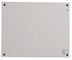 Cooper B-Line - 13" OAW x 13" OAH Powder Coat Finish Electrical Enclosure Nonperforated Panel - 16" x 16" Box, 12 Gauge Steel, Use with 16166-12/16168-12 - Exact Industrial Supply