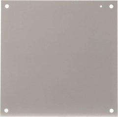 Cooper B-Line - 17" OAW x 17" OAH Powder Coat Finish Electrical Enclosure Nonperforated Panel - 20" x 20" Box, 12 Gauge Steel, Use with 202010-12/20206-12/20208-12 - Exact Industrial Supply