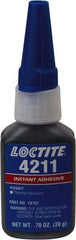 Loctite - 20 Gal Bottle Black Instant Adhesive - 24 hr Full Cure Time - Exact Industrial Supply