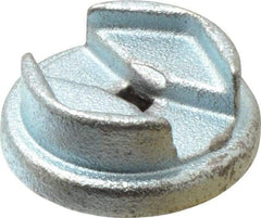 Vestil - Zinc-Plated Cast Steel Bung Nut Socket - For Use with 3/4" and 2" Drum Plugs - Exact Industrial Supply