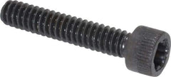 Camcar - #10-24 UNC Torx Plus Drive, Socket Cap Screw - Alloy Steel, Black Oxide Finish, Fully Threaded, 1" Length Under Head - Exact Industrial Supply