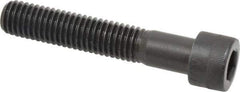 Made in USA - 1/2-13 UNC Hex Socket Drive, Socket Cap Screw - Alloy Steel, Black Oxide Finish, Partially Threaded, 2-3/4" Length Under Head - Exact Industrial Supply