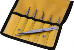 Aven - Titanium Bonded Tweezer Set - 1 Piece - Exact Industrial Supply