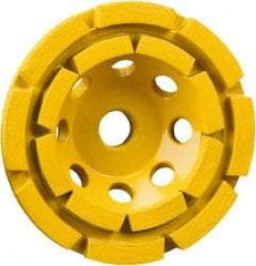 DeWALT - 4-1/2" Diam x 1" Thick, Surface Grinding Wheel - Diamond, Medium Grade, 13,300 Max RPM - Exact Industrial Supply