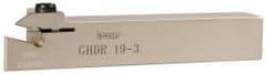 Iscar - Right Hand Cut, GI.., GPV.., TIP.. Insert, Indexable Cutoff Toolholder - 0.36" Max Depth of Cut, 3/4" Shank Width, 3/4" Shank Height, 4-1/2" OAL - Exact Industrial Supply