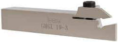 Iscar - GHG, Left Hand Cut, 1.58" Max Workpc Diam, GI..,TIP.. Insert, Indexable Cutoff Toolholder - 0.79 Max Depth of Cut, 3/4" Shank Width, 3/4" Shank Height, 4-1/2" OAL - Exact Industrial Supply