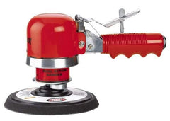 Sioux Tools - 10,000 OPM, 4, 28 CFM Air Consumption, Dual Action Air Orbital Sander - Round Pad, 1/4 NPT Inlet - Exact Industrial Supply