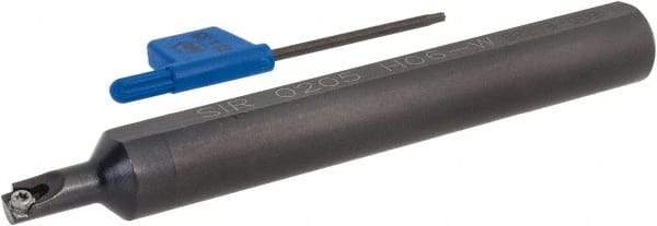 Iscar - Internal Thread, Right Hand Cut, 1/2" Shank Width x 1/2" Shank Height Indexable Threading Toolholder - 4" OAL, Various Insert Compatibility, SI Toolholder, Series IscarThread - Exact Industrial Supply