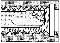 Iscar - Internal Thread, Right Hand Cut, 1-1/4" Shank Width x 1-1/4" Shank Height Indexable Threading Toolholder - 10" OAL, S 22 Insert Compatibility, SI Toolholder - Exact Industrial Supply