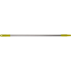 Broom/Squeegee Poles & Handles; Connection Type: European Threaded; Handle Length (Decimal Inch): 33; Telescoping: No; Handle Material: Aluminum; Color: Yellow; For Use With: Brooms