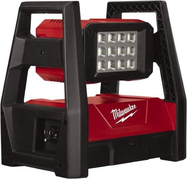 Milwaukee Tool - 18 Volts, 3000 Lumens, Cordless Work Light - 9 hr Run Time - Exact Industrial Supply