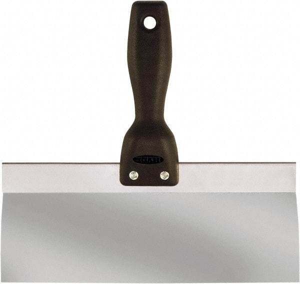 Hyde Tools - 10" Wide Flexible Blade Stainless Steel Joint Knife - Flexible, Polypropylene Handle - Exact Industrial Supply