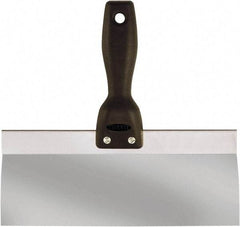 Hyde Tools - 10" Wide Flexible Blade Stainless Steel Joint Knife - Flexible, Polypropylene Handle - Exact Industrial Supply