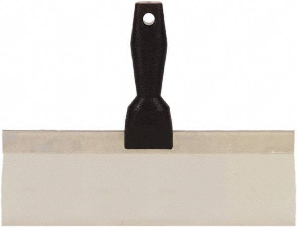 Hyde Tools - 12" Wide Flexible Blade Stainless Steel Joint Knife - Flexible, Polypropylene Handle - Exact Industrial Supply