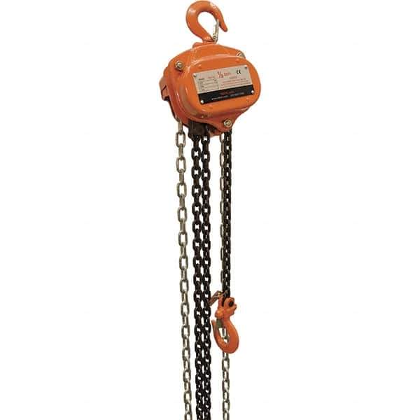 Vestil - 1,000 Lb Lifting Capacity, 10' Lift Height, Hand Hoist - Made from Chain - Exact Industrial Supply