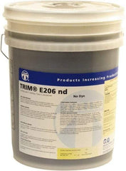 Master Fluid Solutions - Trim E206 nd, 5 Gal Pail Cutting & Grinding Fluid - Water Soluble, For Cutting, Grinding - Exact Industrial Supply