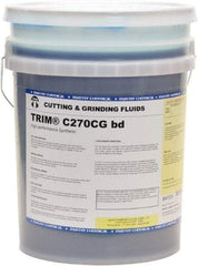 Master Fluid Solutions - Trim C270CG bd, 5 Gal Pail Cutting & Grinding Fluid - Synthetic, For Cutting, Grinding - Exact Industrial Supply