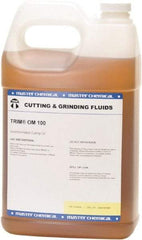 Master Fluid Solutions - Trim OM 100, 1 Gal Bottle Cutting Fluid - Straight Oil - Exact Industrial Supply