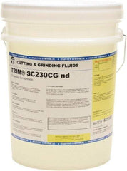 Master Fluid Solutions - Trim SC230CG nd, 5 Gal Pail Cutting & Grinding Fluid - Semisynthetic, For Cutting, Grinding - Exact Industrial Supply
