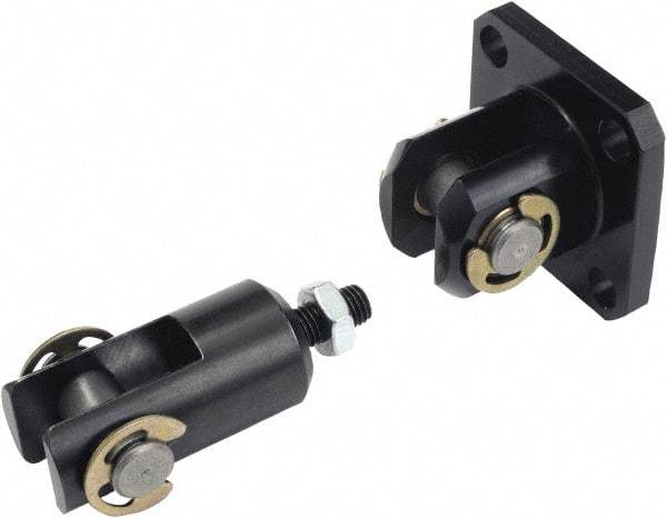 ARO/Ingersoll-Rand - Air Cylinder Double Clevis - For 1/2" Air Cylinders, Use with ARO/Ingersoll Rand Premair Compact Cylinders - Exact Industrial Supply