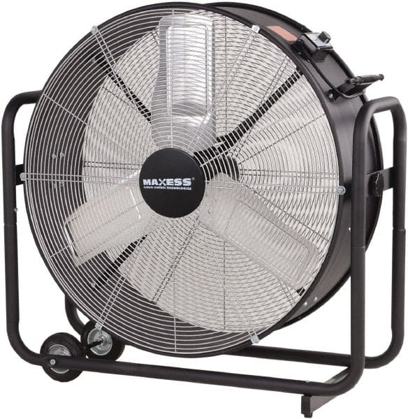 Blower Fan: Direct Drive, Drum Fan 120V, 4 A, 2 Speed, Floor Mount