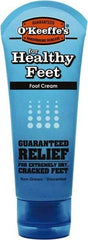 O'Keeffe's - 3 oz Moisturizing Foot Cream - Comes in Tube, Fragrance Free - Exact Industrial Supply