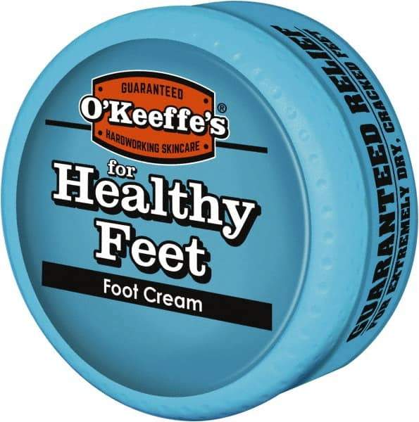 O'Keeffe's - 3.2 oz Moisturizing Foot Cream - Comes in Jar, Fragrance Free - Exact Industrial Supply