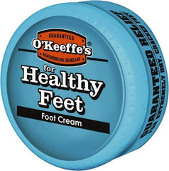 O'Keeffe's - 3.2 oz Moisturizing Foot Cream - Comes in Jar, Fragrance Free - Exact Industrial Supply