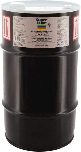 Synco Chemical - 15 Gal Keg Oil with PTFE Direct Food Contact White Oil - Translucent, -45°F to 450°F, Food Grade - Exact Industrial Supply