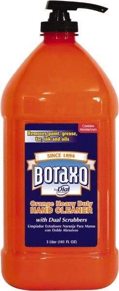 Boraxo - 3 L Pump Bottle Liquid Soap - Orange (Color), Orange Scent - Exact Industrial Supply