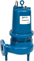 Goulds Pumps - 3 hp, 460 Amp Rating, 460 Volts, Single Speed Continuous Duty Operation, Sewage Pump - 3 Phase, Cast Iron Housing - Exact Industrial Supply