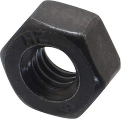 Value Collection - 5/16-18 UNC Steel Right Hand Heavy Hex Nut - 9/16" Across Flats, 19/64" High, Uncoated, 2B Class of Fit - Exact Industrial Supply
