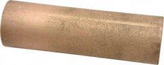 Made in USA - 2 Inch Outside Diameter x 6-1/2 Inch Long, Bronze Round Tube - 1-1/2 Inch Inside Diameter, Alloy SAE 841 Oil Impregnated Bronze, 3 Lb. Shipping Weight - Exact Industrial Supply