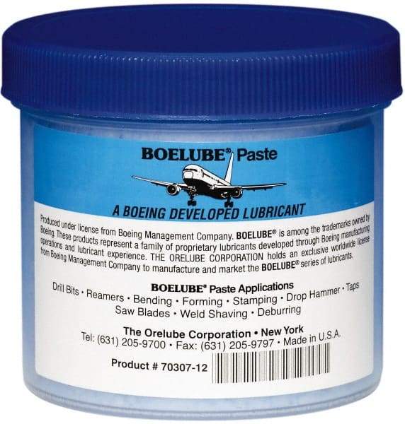Boelube - 12 oz Jar Lubricant - Blue, -20°F Max - Exact Industrial Supply