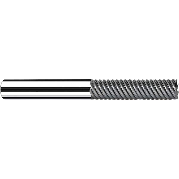 Fraisa - 1, 3" LOC, 1" Shank Diam, 6" OAL, 7 Flute Solid Carbide Square End Mill - Exact Industrial Supply