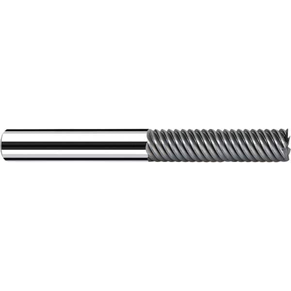 Fraisa - 1, 4" LOC, 1" Shank Diam, 7" OAL, 7 Flute Solid Carbide Square End Mill - Exact Industrial Supply