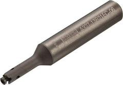 Sandvik Coromant - CoroMill 327 5/8" Weldon Shank Milling Tip Insert Holder & Shank - 26.25mm Projection, 0.3543" Neck Diam, 09 Neck Thread, 9mm Nose Diam, 94.25mm OAL, Steel A327-xxB Tool Holder - Exact Industrial Supply