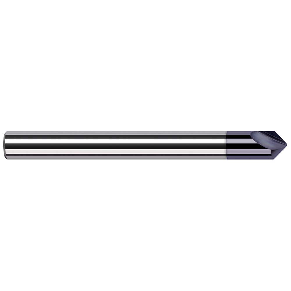 Harvey Tool - 45° 1/8" Diam 1-1/2" OAL Tip Radius Engraving Cutters - Exact Industrial Supply