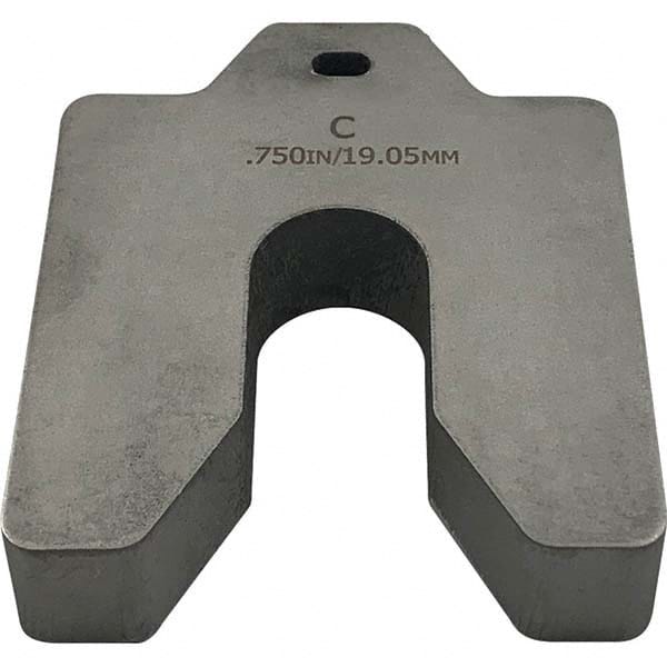 Maudlin Products - Metal Shim Stock Type: Slotted Shim Material: Stainless Steel - Exact Industrial Supply